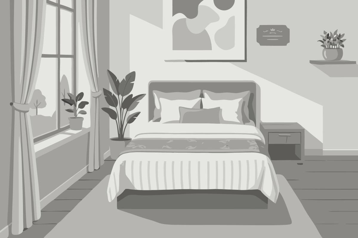Bed in 8-Bed Female Dormitory Room